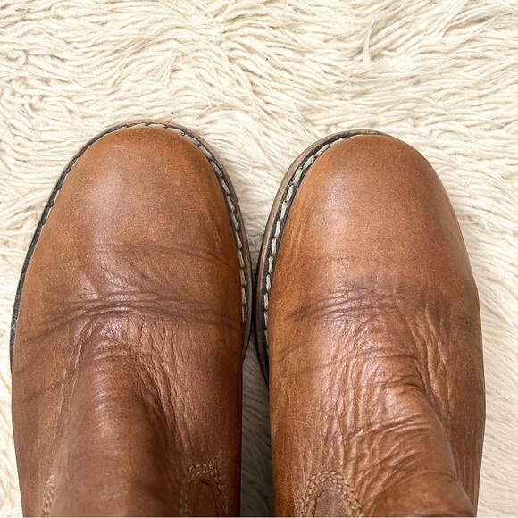 Roots Short Roll Over Brown Tribe Leather Slouchy Boots - 6US 🇨🇦 - Picture 3 of 7